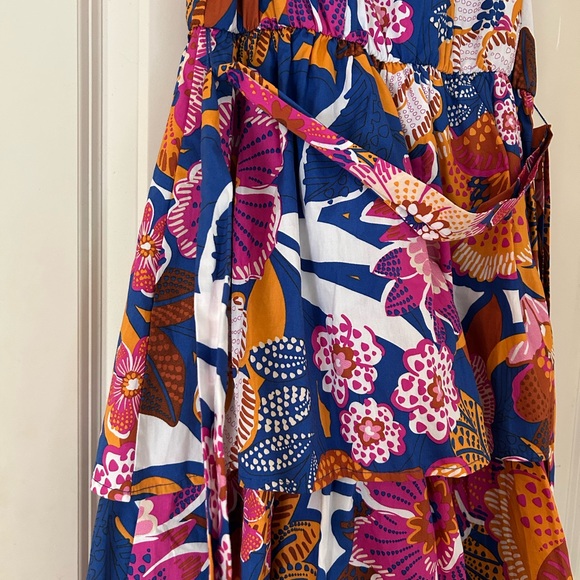 Floral Dress in Blue and Pink - Picture 3 of 3